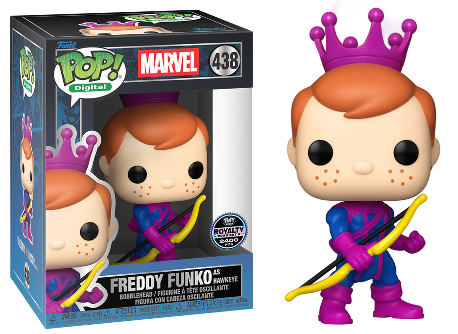 Freddy Funko as Hawkeye NFT Royalty