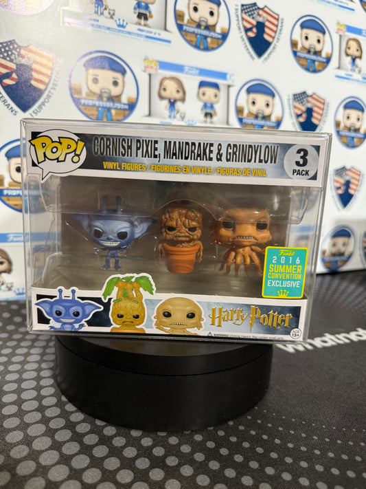 Cornish Pixie, Mandrake & Grindylow (3-Pack) 2016 SDCC