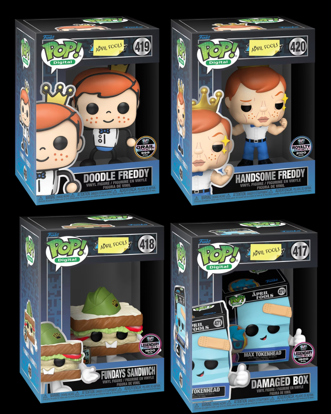 April Fools Series 3 NFT Complete Set of 4