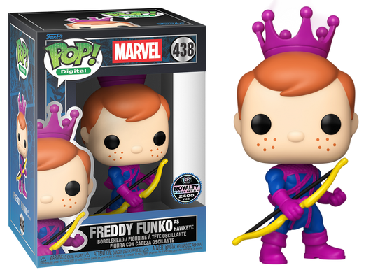 Freddy Funko as Hawkeye NFT Royalty