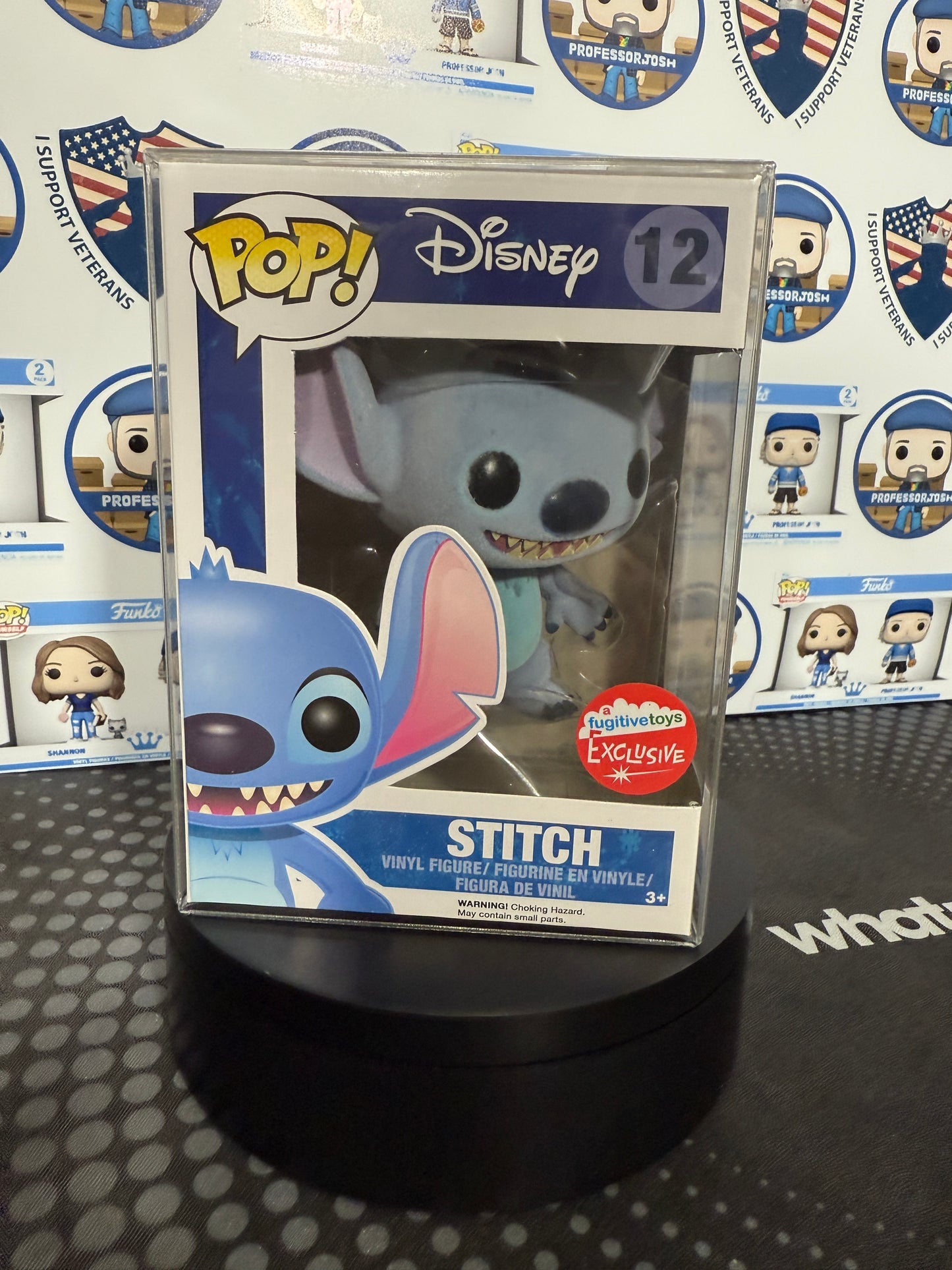 Stitch (Flocked) #12 Funko Pop Fugitive Toys
